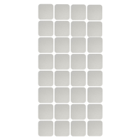 Подложки самоклеящиеся EVA, 25x25 мм (32шт)