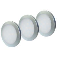 Cветильник LED 19-12-3 4000K 19LED (Комплект 3шт), серебро
