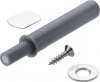 Комплект TIP-ON с магнитом, короткий, серый (пластина под саморез , пластина на клею), BLUM (956.1004 / 09638374)