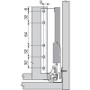 Держатель задней стенки TANDEMBOX, высота D (224мм), орион серый, левый, BLUM (Z30D000S / 07334670)