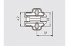 Монтажная планка H=2 DTC PIVOT-STAR Snap-On (81H20AQ)